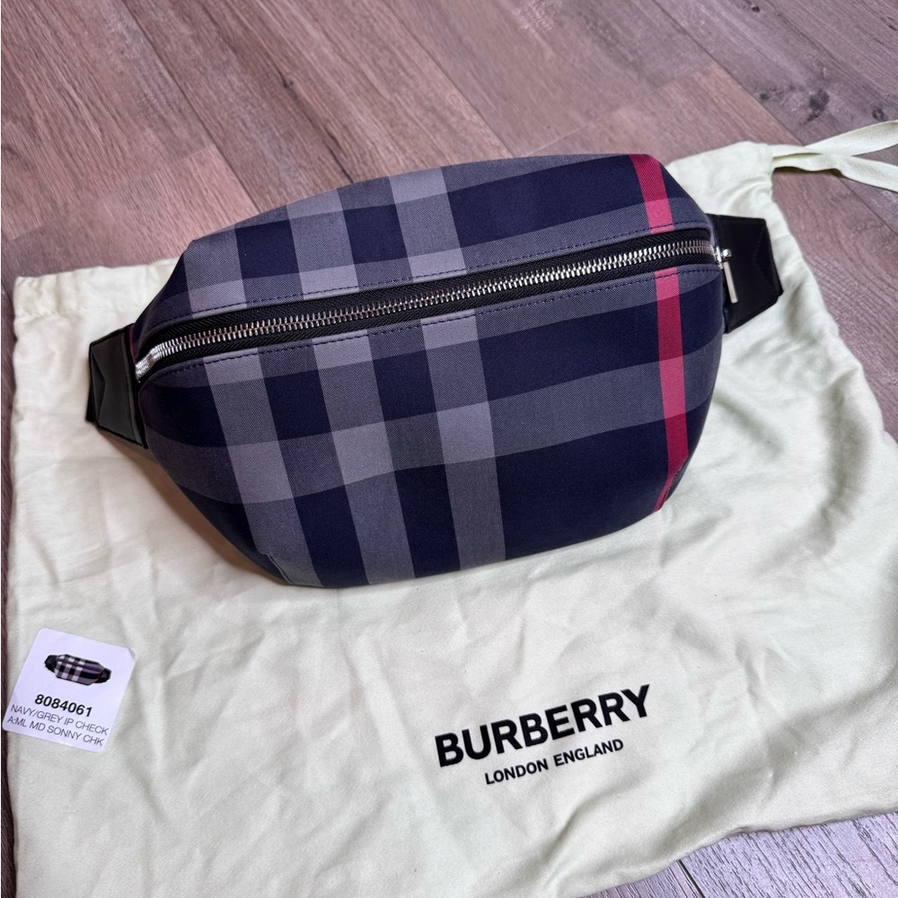 Burberry Sonny Navy Belt Bag